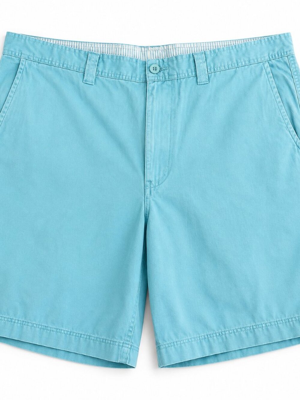 St. John’s Bay Men’s 42 Turquoise Chino Shorts 10” Inseam NWT